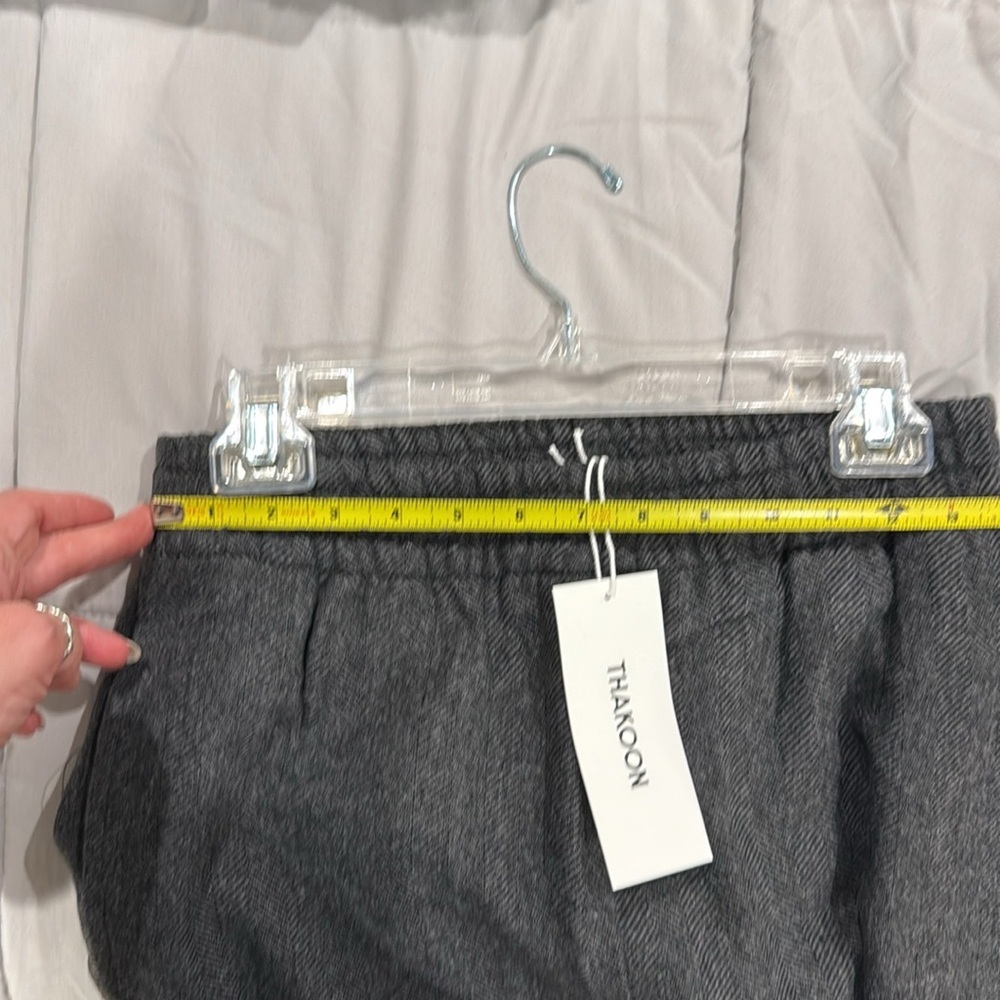 Thakoon Culotte Women's Pants Herringbone Size 2 NWT Gaucho Wool Blend $150 - Picture 5 of 6